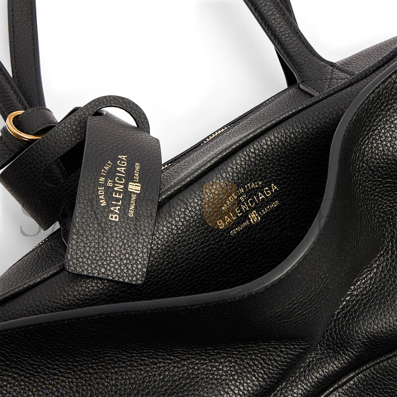 BALENCIAGA WOMEN'S CARRIE BOWLING BAG SMALL IN BLACK 8329202ABNQ1000  (31*12*12cm)